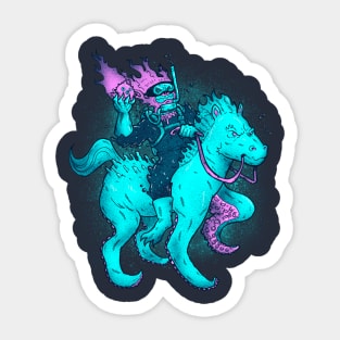 The Bodyless Seahorseman Sticker